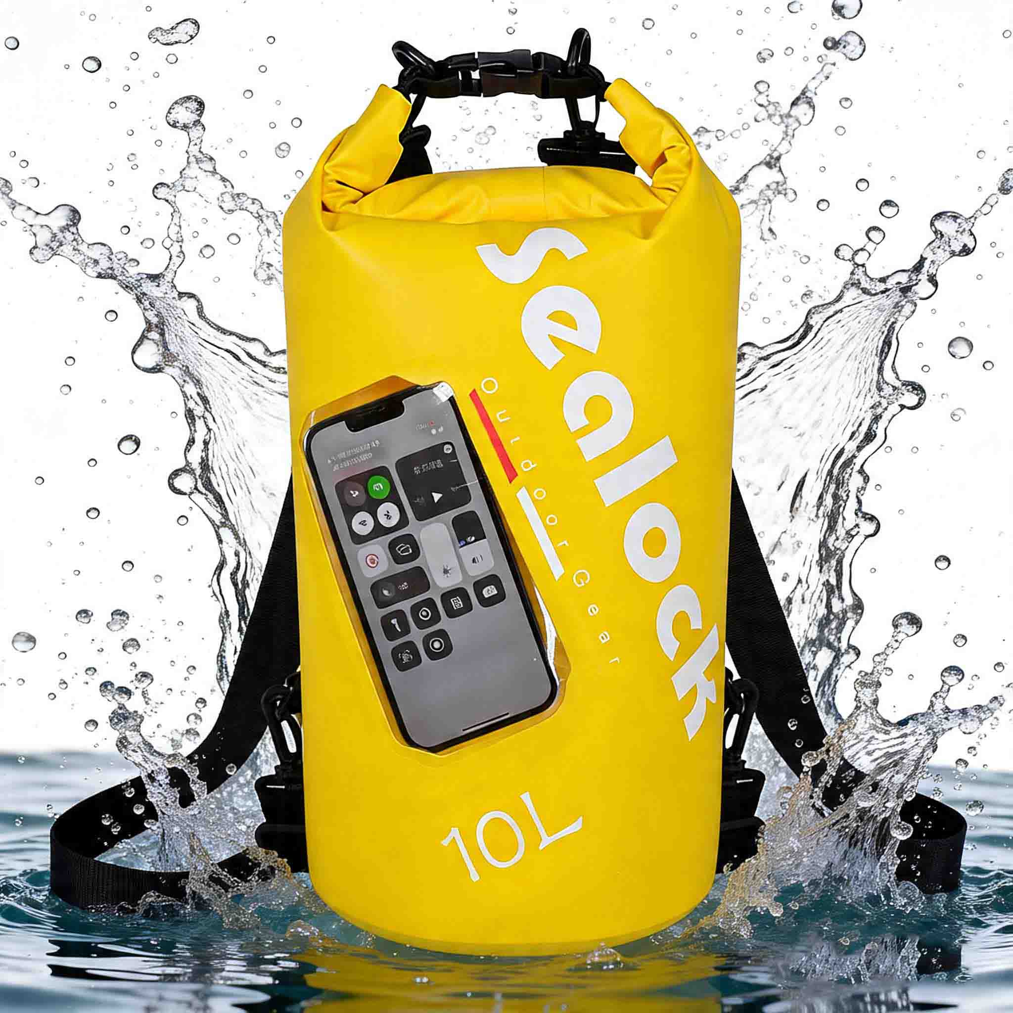 Bolsa seca impermeable y ligera para senderismo: compacta y duradera