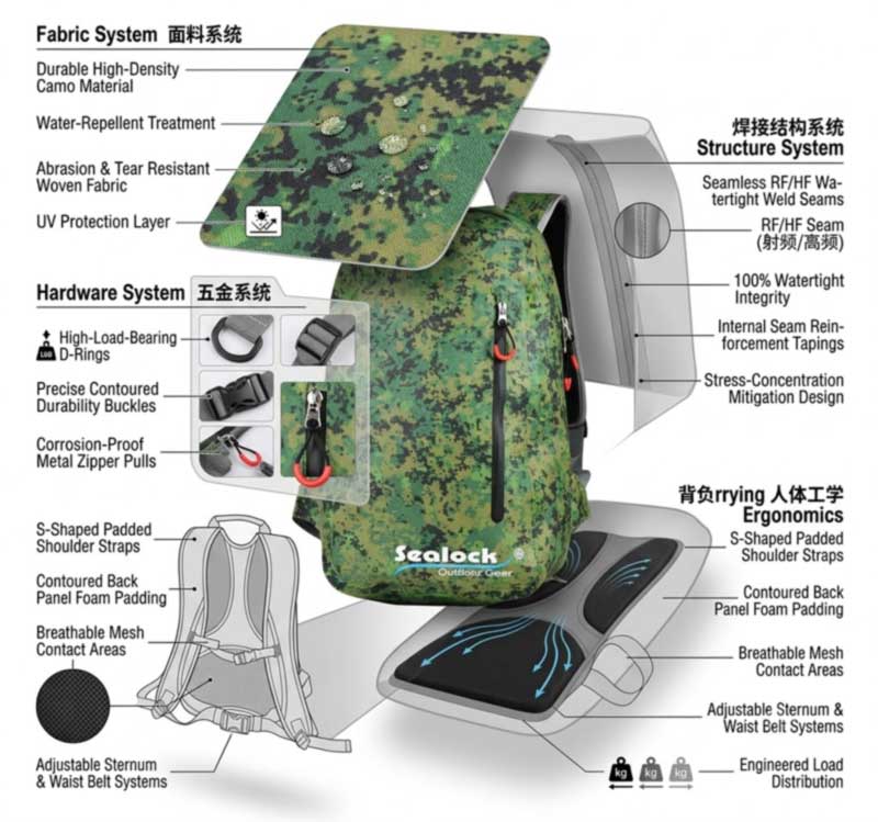 Guía de selección de proveedores de mochilas impermeables