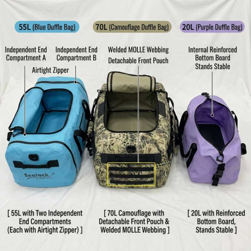 Bolsas de lona impermeables OEM: servicios de personalización de fábrica