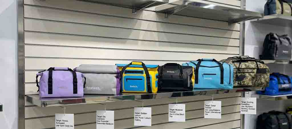 Bolsas de lona impermeables al por mayor para minoristas de actividades al aire libre