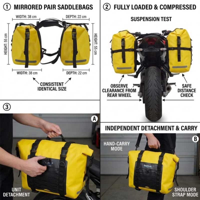 Fabricante de alforjas para motocicletas para marcas de motocicletas de aventura