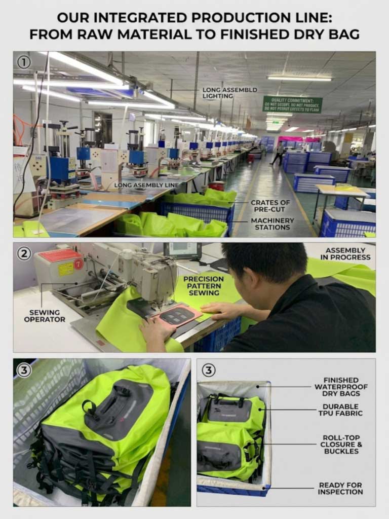 Fabricante de bolsas de pesca con mosca con marca personalizada