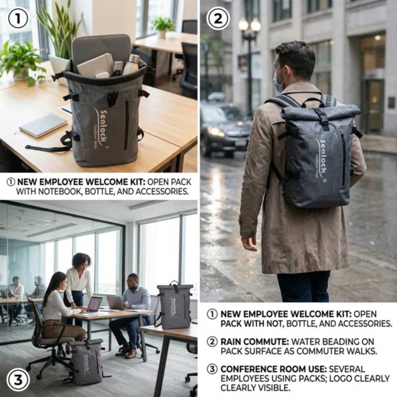 Bolsas de marca personalizadas para regalos corporativos: MOQ, plazo de entrega y opciones de marca