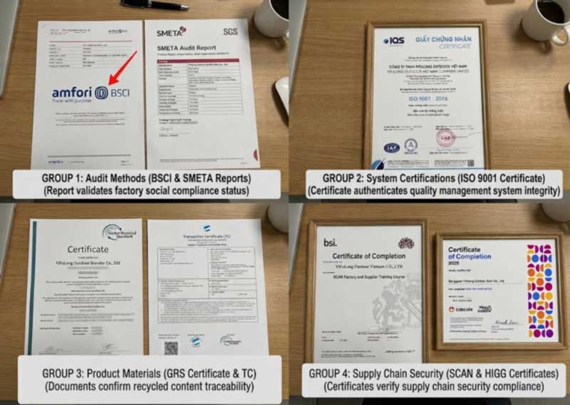 Explicación de las certificaciones de bolsas impermeables: cuáles realmente requiere su mercado
