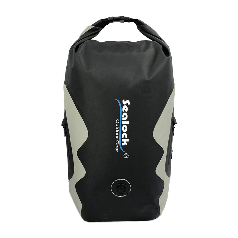 Mochila seca impermeable con tapa enrollable y válvula de aire de 25 litros