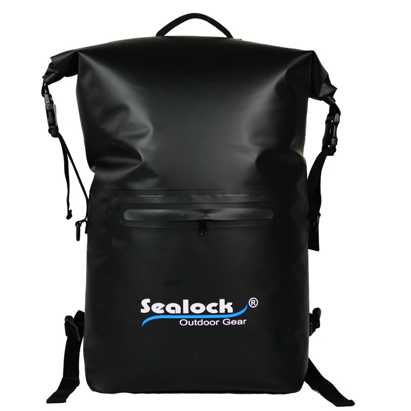 Mochila seca impermeable con tapa enrollable de 30 litros para acampar, caminar y viajar