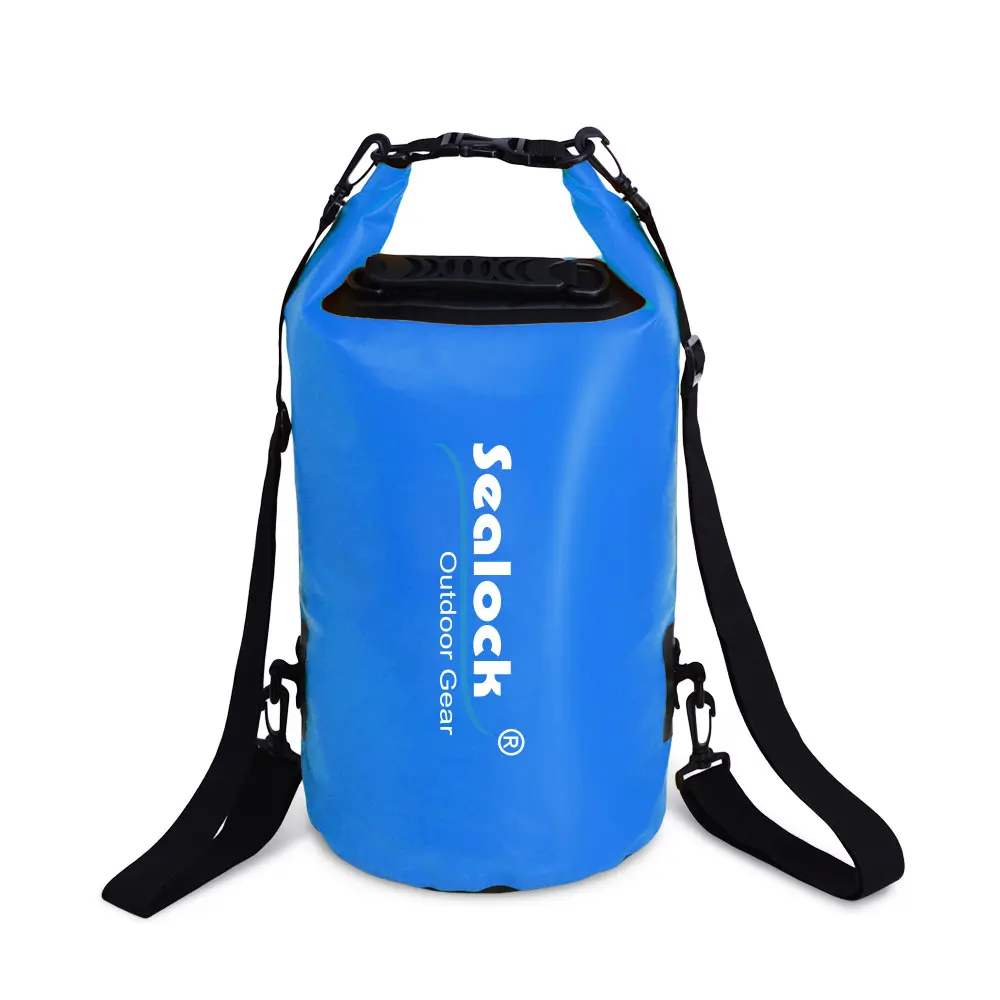 Bolsa seca impermeable de PVC 500D con hebillas UTX para deportes acuáticos al aire libre