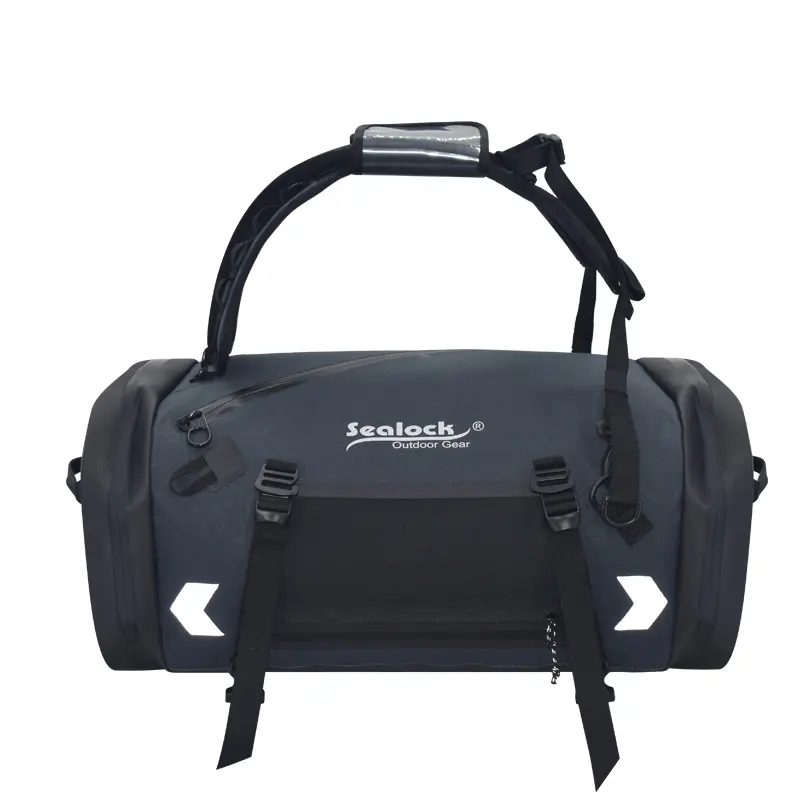 Bolsa Impermeable para Moto de 3 Vías y 55 L con Cremallera Hermética (Correa/Mochila/Transporte)