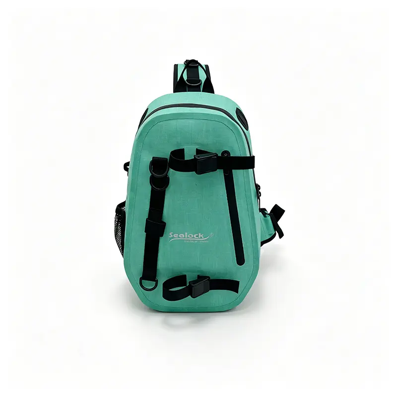 Bolsa bandolera impermeable de 8 litros, soldada por RF, YKK, IPX6