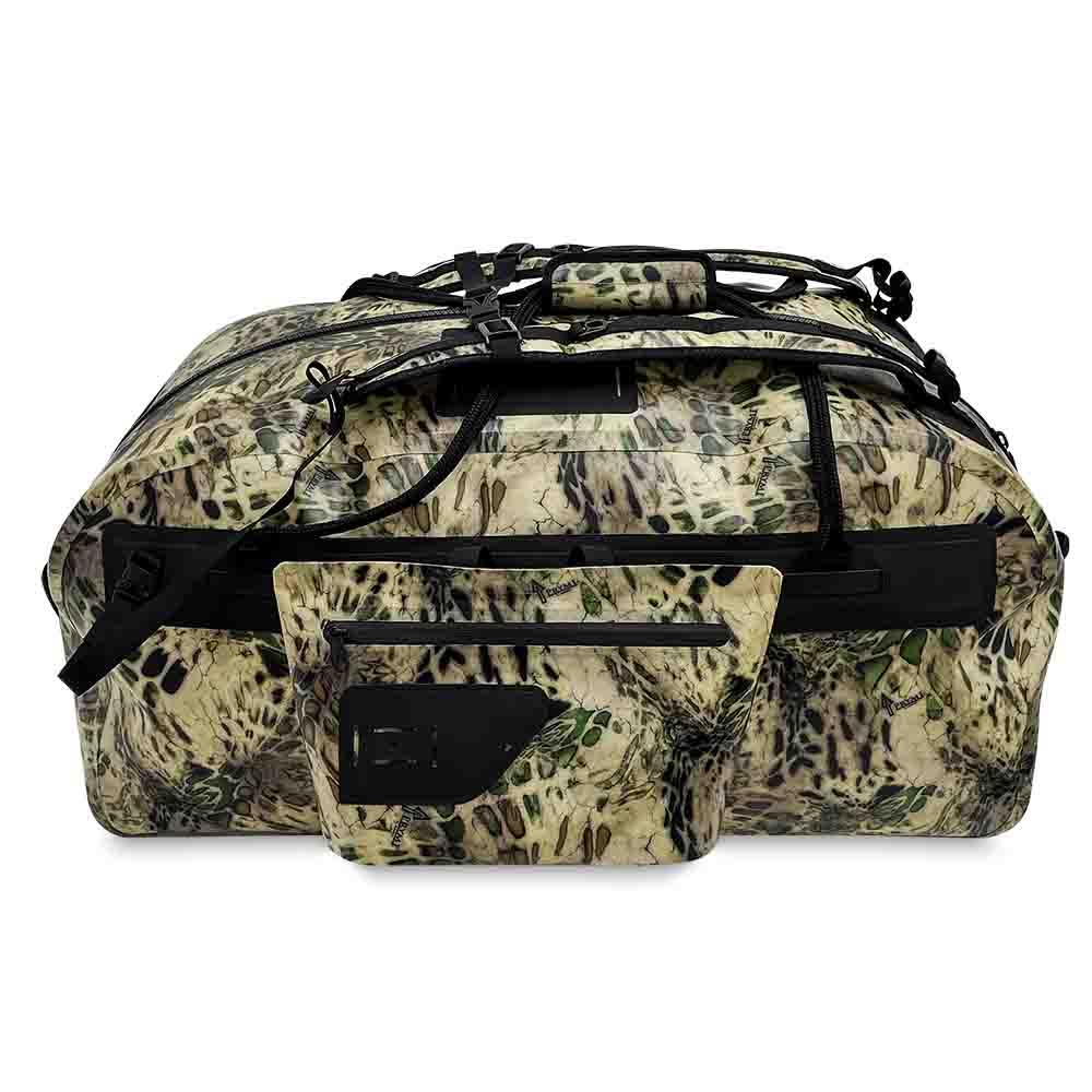Bolsa de lona de camuflaje resistente al agua con bolsa frontal desmontable (IPX6)
