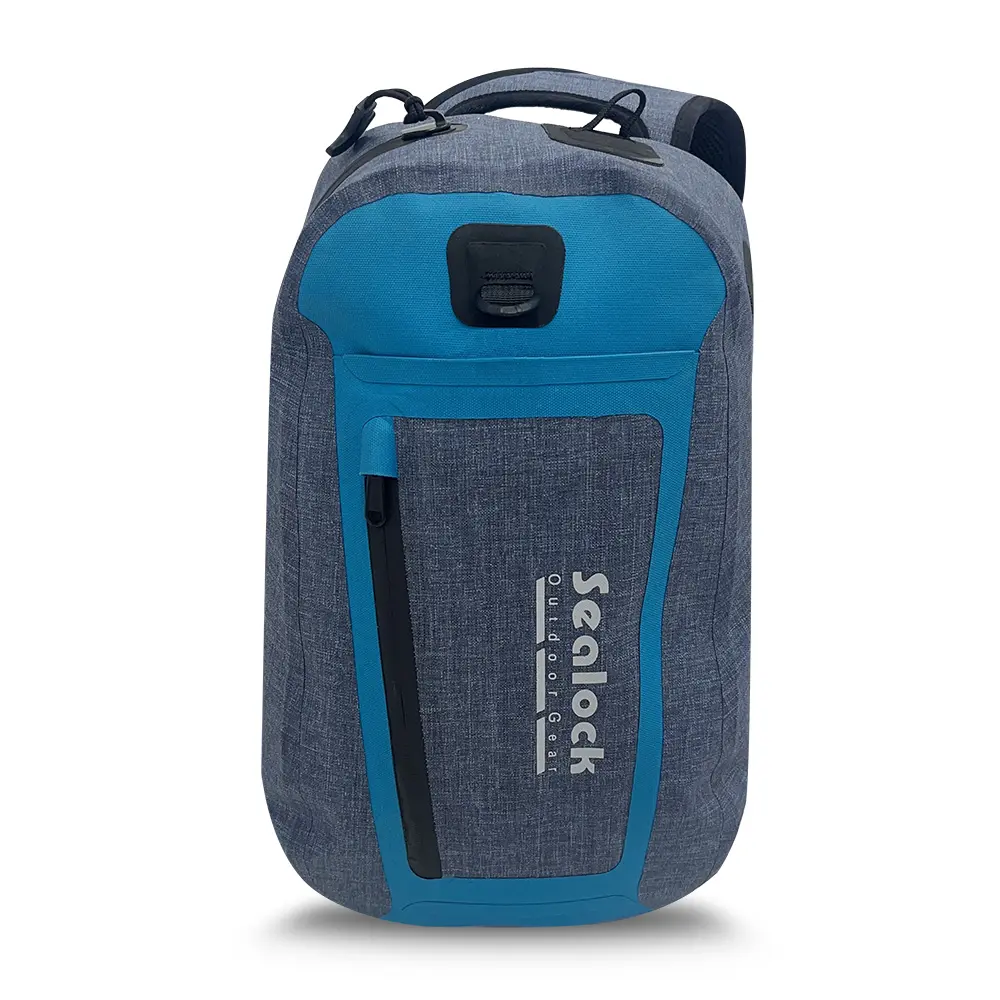 Bolsa impermeable para pesca con cremallera hermética para pesca con señuelos