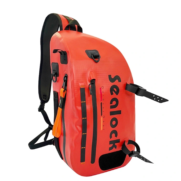 Mochila impermeable para pesca con mosca